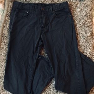 Dark blue suede American Eagle pants